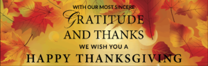 Happy Thanksgiving from Boman & Associates